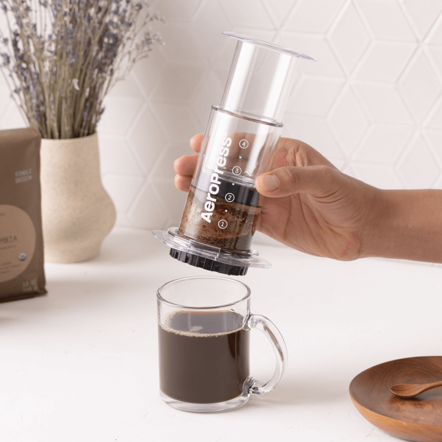 AeroPress Coffee Maker - Clear & Colors