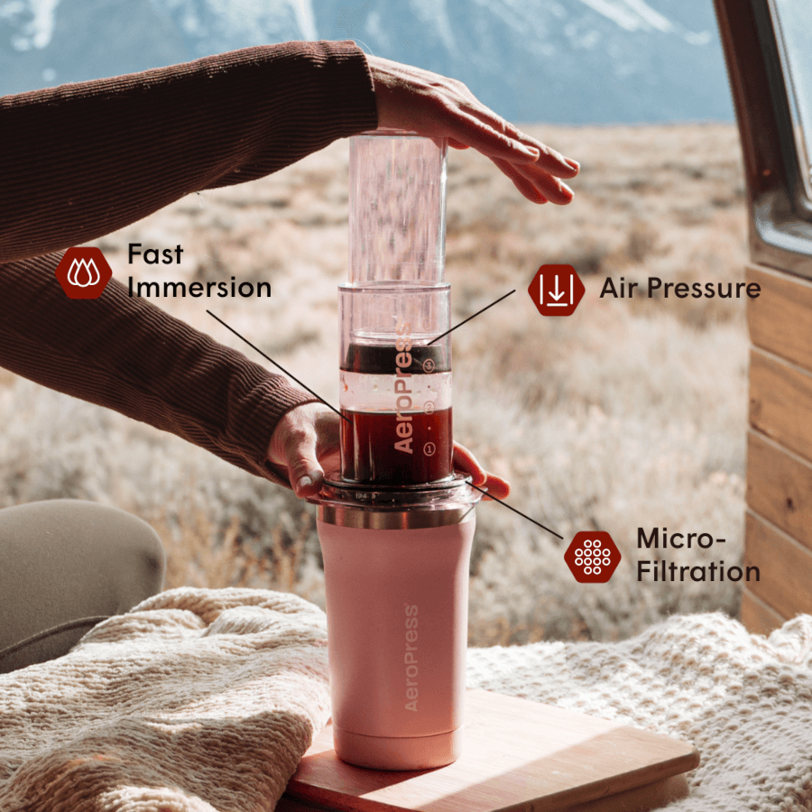 AeroPress Coffee Maker - Go Plus